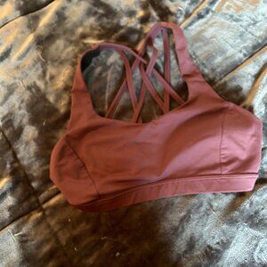 Purple Lululemon Sports bra size 6